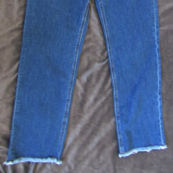 Kate Spade High Rise Cropped Jeans Blue Size 28 - Picture 2 of 8